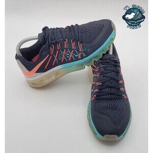 Nike Air Max 2015 Shoes Womens Size 7.5 Black Teal Running Sneakers 698903-008